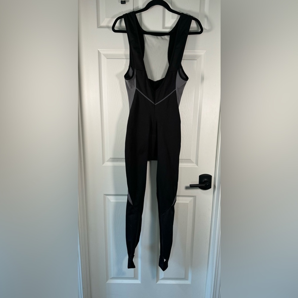 Men's Black Cycling Bib